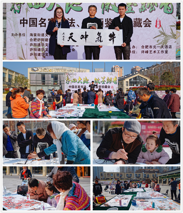 春回大地 徽墨飘香 ——书画艺术盛宴亮相岳阳庐阳mg冰球突破文创园