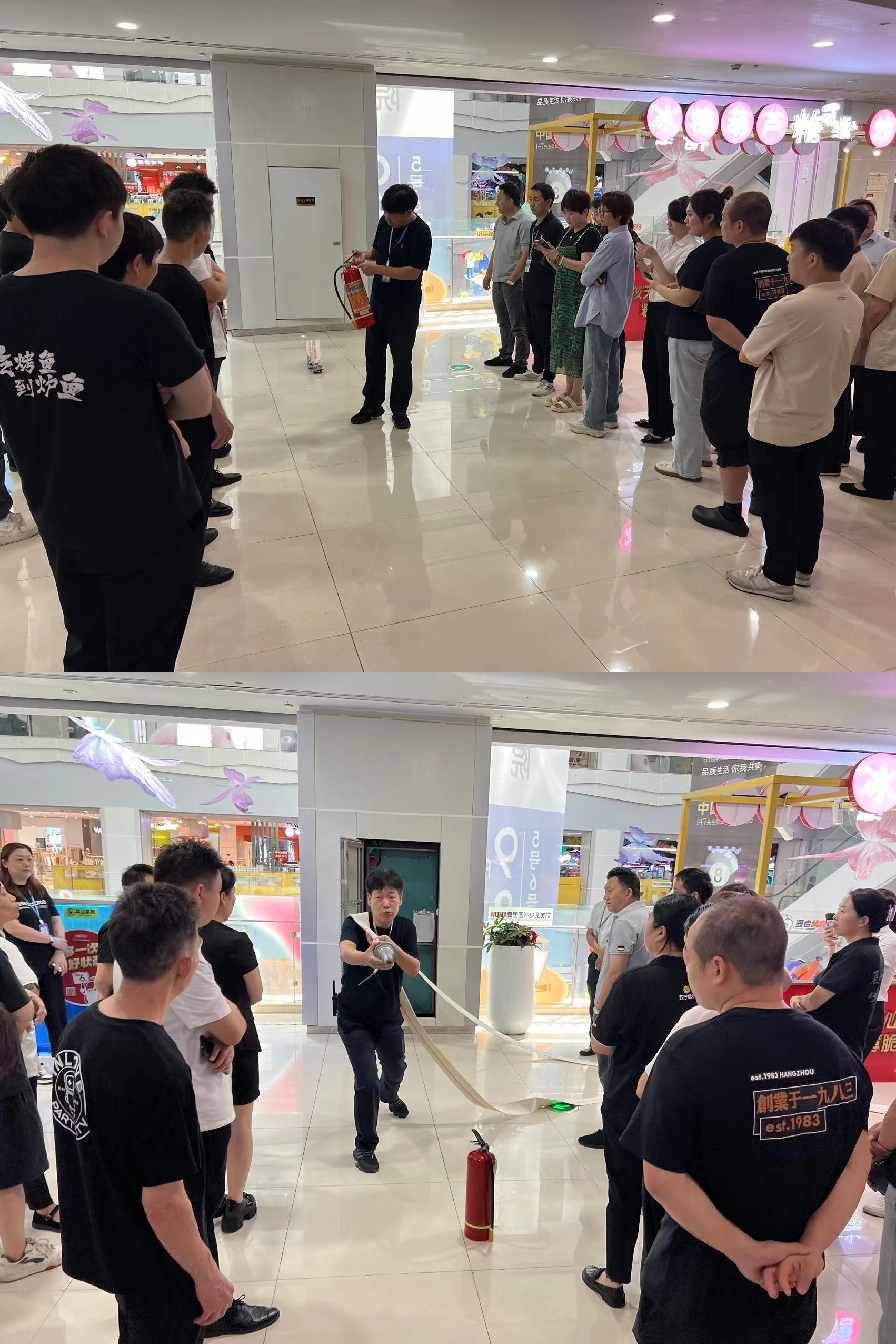 水晶城发展新入人员工消防培训，筑牢安全防线